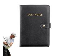 Cuaderno de golf - A5 Progress Putting Green Club Accesorios, Tournament Yardage Shots Tee Record | Guardián de tarjeta de puntuación premium para hombres y mujeres, entrenadores Caddies