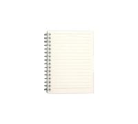 Cuaderno de hojas sueltas, cuaderno de bocetos, planificador, cuaderno de escritura de hábitos, papelería, suministros de oficina, línea horizontal A6, 15 x 12 cm