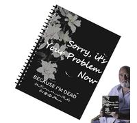 Cuaderno de información importante | Cuaderno en espiral con información sobre el final de la vida, carpeta novedosa, arreglos finales guiados, planificación funeraria para hija e hijo