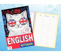 Cuaderno de inglés para niños, libro de aprendizaje de idioma ruso, guía de estudio, 52 páginas, práctica de vocabulario, escritura de palabras
