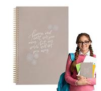 Cuaderno de la Biblia cristiana, diario devocional con encuadernación en espiral, libro de oración inspirador para hombres y mujeres, notas de estudio religioso para devociones diarias, escritura