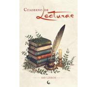 Cuaderno de lecturas - 100 libros: Diario de lecturas para registrar libros leídos y por leer. Reseñas, retos, lista de deseos y agenda literaria vintage. A5 (Serie Lumen)