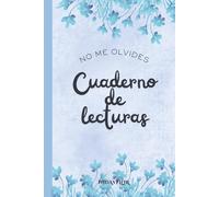 Cuaderno de lecturas: No me olvides