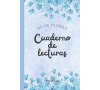 Cuaderno de lecturas: No me olvides