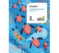 Cuaderno de lengua. 2 Primaria, 2 Trimestre. Más Savia: Cuaderno Lengua 2 Segundo trimestre - 9788491076612