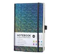 Cuaderno de lentejuelas con líneas y purpurina para pelar - Cuaderno con purpurina - Diario de tapa dura A5 | 8,4 x 5,7 pulgadas, 160 páginas con líneas de purpurina no se despegan cuaderno de tapa