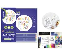 Cuaderno de lettering A5 +6 rotuladores punta fina