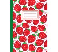 Cuaderno de lettering con puntos - Fresas: Libreta hojas de puntos a4 , Cuaderno de lettering para niños , Libreta lettering para niñas