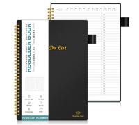 Cuaderno de listas de tareas Regolden-Book, planificador diario de tareas para el trabajo, planificador de proyectos, cuaderno para tareas diaria