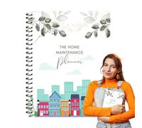 Cuaderno De Mantenimiento Para Equipos, Trabajos En Casa, Planificación Organizada para Reparaciones de Electrodomésticos y Verificación de Instalaciones