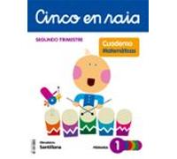 Cuaderno De Matemáticas 1 Segundo Trimestre (cinc En Raia) (galicia)