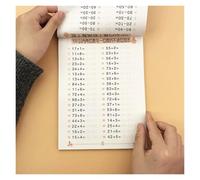 Cuaderno de matemáticas preescolar para práctica de escritura reutilizable con seguimiento de números y actividades divertidas de aprendizaje (0-100 aritmética)