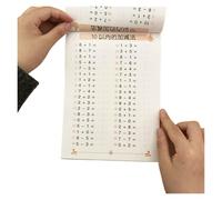Cuaderno de matemáticas preescolar para práctica de escritura reutilizable con seguimiento de números y actividades divertidas de aprendizaje (0-10 aritmética)