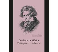 Cuaderno de Música con Pentagramas Vacíos: Serie Antonio Vivaldi · Papel pautado para escribir, practicar y componer