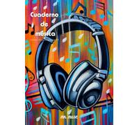 Cuaderno de musica|Libreta de Pentagramas A4: Cuaderno de pentagramas con 12 pentagramas por página