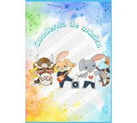 Cuaderno de música: libreta para notación musical
