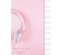 Cuaderno de música Pentagrama:Hojas Pentagramadas Tamaño grande A4 |12 pentagramas por página | 110 paginas numeradas e índice: Libreta para Notación Musical (La Música Es Mi Religión)