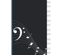 Cuaderno De Musica Pentagrama Para Piano: 6sistemas de 2 pentagramas de piano por página - en blanco - A4- 110 paginas - escuela de música, niño, estudiante