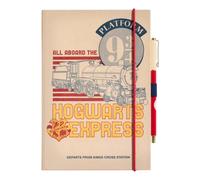 Cuaderno de Notas A5, Bolígrafo Harry Potter Plataforma 9 3/4 Hogwarts Express