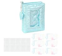 Cuaderno de notas con 5 anillas con en forma de corazón, 11 x 3,5 x 13,8 cm, cuaderno M5, collage, scrapbooking | para estudiantes, alumnos, niñas, adolescentes