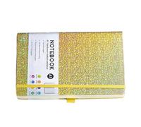 Cuaderno de notas con purpurina, cuaderno con purpurina - Planificador diario | Cuaderno A5 con purpurina de 160 páginas con tapa dura para tomar notas 8,4 x 5,7 pulgadas