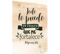 Cuaderno de notas con versículo bíblico: Cuaderno para anotaciones: versículos, predicas, devocionales, oraciones y más.