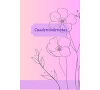 Cuaderno de notas: Cuaderno de notas con Diseño Inspirado en la naturaleza y Colores Vivos - Tapa Blanda Mate, 120 páginas diseño a rayas