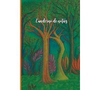 Cuaderno de notas: Cuaderno de pensamientos e ideas/Diario/cuaderno de notas con Diseño Único Inspirado en la naturaleza y Colores Vivos - Tapa Blanda Mate, 180 páginas diseño a rayas.