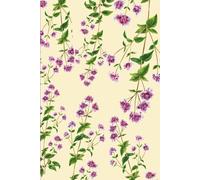 Cuaderno de Notas Flores Silvestres Moradas: Diario de Escritura con 100 Páginas Lineales | Libreta Portátil 6x9” de Tapa Blanda para Journaling, ... | Regalo para amantes de la naturaleza