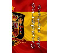 CUADERNO DE NOTAS: LIBRETA 6" X 9". 100 Pags. A5 RAYADO. REGALO ORIGINAL PARA CUMPLEAÑOS. DIARIO, CUADERNO DE NOTAS, RECETAS, APUNTES, AGENDA, ... de la selección española de futbol