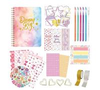 Cuaderno de notas para libreta de notas para manualidades de periódico | Kits de scrapbooking y agenda, kit de scrapbooking de diario para niñas, cuadernos de escritura de diario para