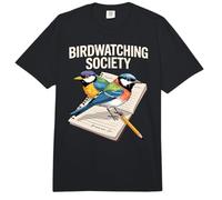 Cuaderno de ornitología Birder de la Sociedad de Observación de Aves Comfort Colors Adult Heavyweight T-Shirt