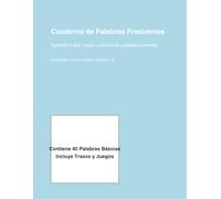 Cuaderno de Palabras Frecuentes para Niños: Aprende a Leer, Trazar y Reconocer 40 Palabras Básicas - Edades 3 a 6