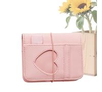 Cuaderno De Papel,Cuaderno De 100 Hojas Sueltas - Cubierta con Diseño de Corazón 13x10.5 cm Libreta de Cuero Artificial - Para Tomar Apuntes Mujeres Estudiantes Viajeros Trabajo Reuniones De Negocios