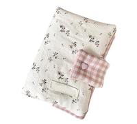Cuaderno de papelería con patrones florales, cuadernos estéticos con estampado floral, blocs de notas diarios, cuadernos, diario, impresión, papelería, estética