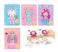 Cuaderno de pegatinas Dress me up personajes surtidos Depesche 12480
