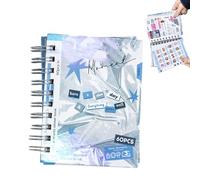 Cuaderno de pegatinas para adultos, pegatinas para cuaderno, pegatinas para maletas, para portátiles, planificadores, diarios, álbumes de recortes, tarjetas, proyectos escolares, regalos de fiesta