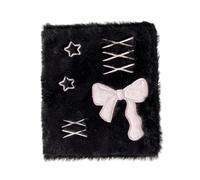 Cuaderno de peluche | Cuaderno de almacenamiento A6 con páginas interiores, cuaderno con pegatinas portátil, para recibos y billetes de proyectos creativos artistas estudiantes ocio DIY hogar