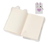Cuaderno de peluche para niñas, diario de peluche para niñas - Cuaderno de peluche con diario multiusos de 80 páginas - Cuaderno de material escolar en colores brillantes para dibujar, diarios