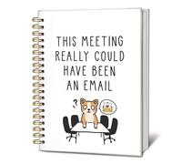 Cuaderno de perro, cuadernos divertidos para el trabajo, esta reunión realmente podría haber sido un correo electrónico, regalos para amantes de los perros, cuadernos para el trabajo, divertido