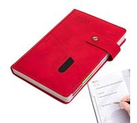 Cuaderno de piel sintética, 2025 Monthly Daily Planner Book, 365 Days Planner Notepad, Event Planner Book for Work, Study, Schedule, Business, Stylish PU Leather Planner for Organized Year, Daily