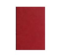 Cuaderno de piel suave Yangba de 2 copias, grueso y simplificado, libro de actas del Consejo de Negocios, A5, color rojo