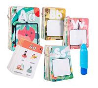 Cuaderno de pintura al agua | Tarjetas educativas materno - Libro para colorear con agua reutilizable - Ideal para niñas y niños en casa, escuela, viaje, coche, cumpleaños,