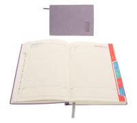 Cuaderno de Planificación de Horarios Portátil 2026 de Piel Sintética