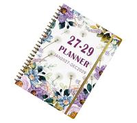 Cuaderno de planificación diaria, agenda organizador de vida 2027-2029 | Agenda para el trabajo, para universidad, escritorio, viaje, hogar, negocios, estudio y escuela