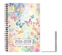 Cuaderno de Planificación Mensual,Agenda de Planificación 2026-2028 con Calendario - Planificador Mensual para 3 Años - para Estudiantes Niños Jóvenes Adolescentes Adultos Compañeros Familia Amigos