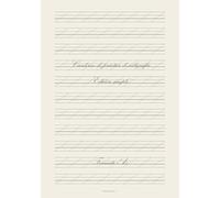 Cuaderno de práctica de caligrafía Edición simple- Formato A5