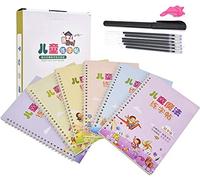 Cuaderno de práctica de caligrafía inglesa para escribir, hermoso surco reutilizable para niños y estudiantes