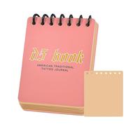 Cuaderno de práctica de tatuajes D5, 7 hojas de material premium de 3 mm, libro original de práctica de tatuajes, crea tu propio diario de entrenamiento de tatuajes, portátil y reutilizable para