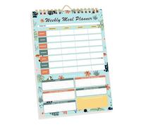 Cuaderno de Preparación de Comidas Bloc Notas Vintage Plan Alimentación
